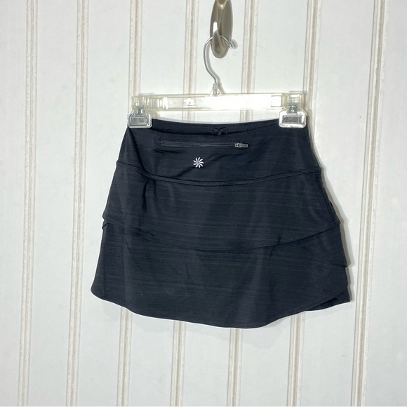 Athleta Black Athletic Skort Sz XXS 90 - Picture 7 of 11